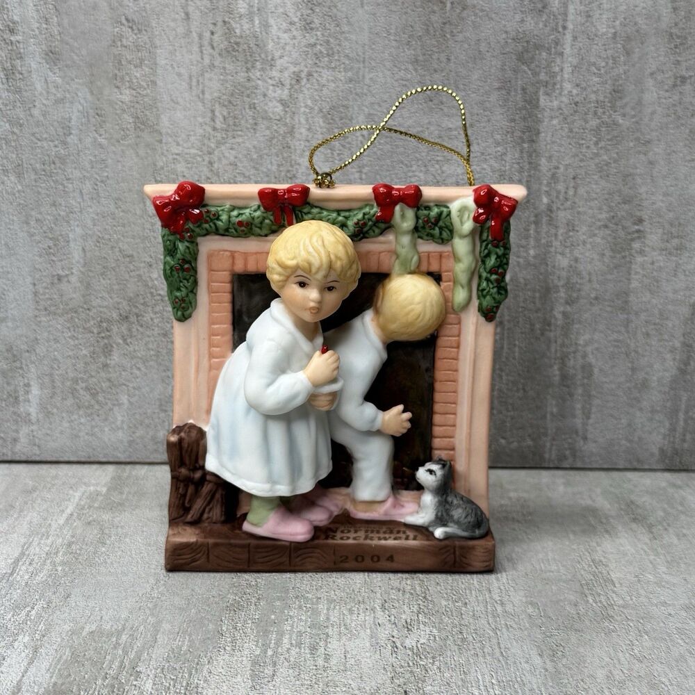 Curtis Publishing Norman Rockwell Inspired 2004 Christmas Ornament He Is Coming